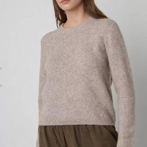 Velvet by Graham & Spencer Nadie Honeycomb Sweater, Size M